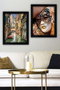 Wallity Cuadros Decorativos Enmarcados de 35 x 45 cm (2 Piezas)